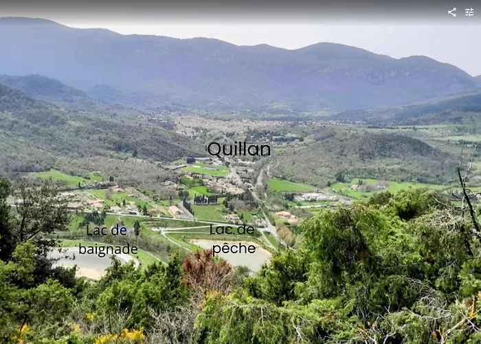 Et Salle De Bain Prive S'ouvrant Sur Terrasse, Jardin Et Cuisine D'ete * Quillan